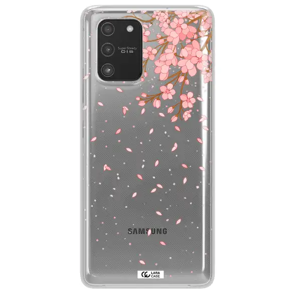 Sakura Fall Samsung A91 Clear TPU Case