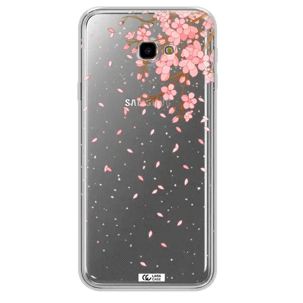 Sakura Fall Samsung J4 Plus Clear TPU Case
