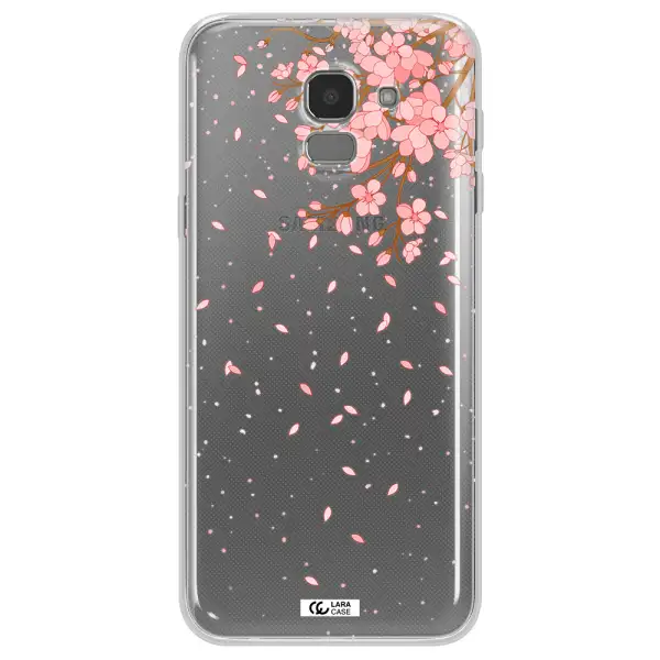 Sakura Fall Samsung J6 Clear TPU Case