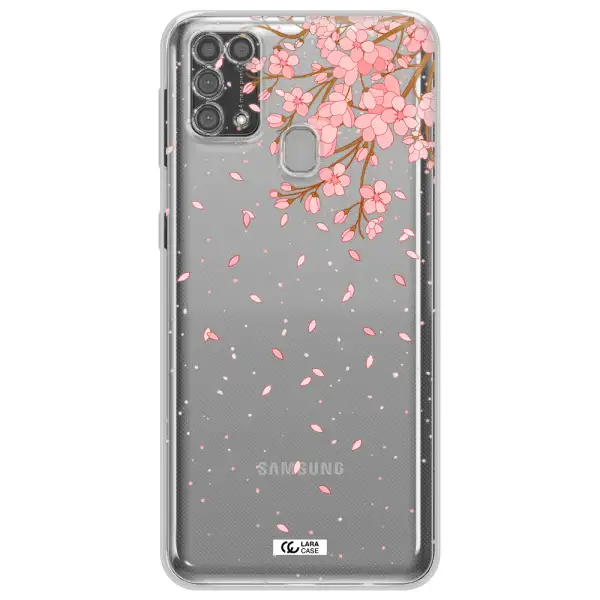 Sakura Fall Samsung M31 Clear TPU Case
