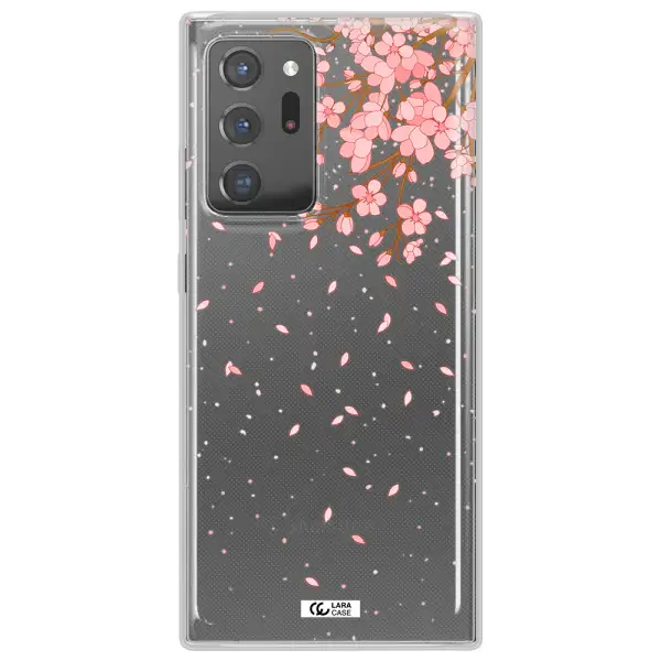Sakura Fall Samsung Note 20 Ultra Clear TPU Case