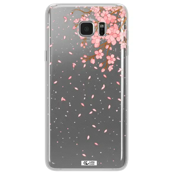 Sakura Fall Samsung Note 5 Clear TPU Case