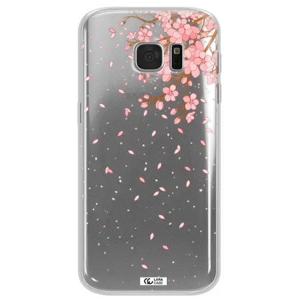 Sakura Fall Samsung S 7 Clear TPU Case