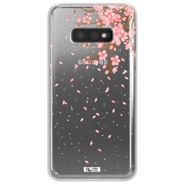 Sakura Fall Samsung S10e Clear TPU Case