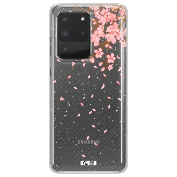 Sakura Fall Samsung S20 Ultra Clear TPU Case