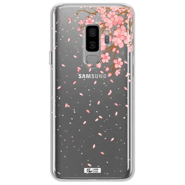 Sakura Fall Samsung S9 Plus Clear TPU Case