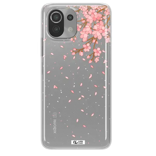 Sakura Fall Xiaomi Mi 11 Lite Clear TPU Case