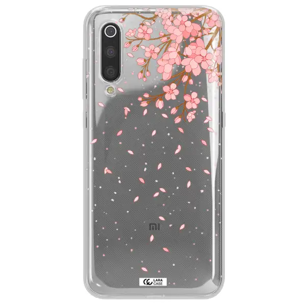 Sakura Fall Xiaomi Mi 9 Clear TPU Case