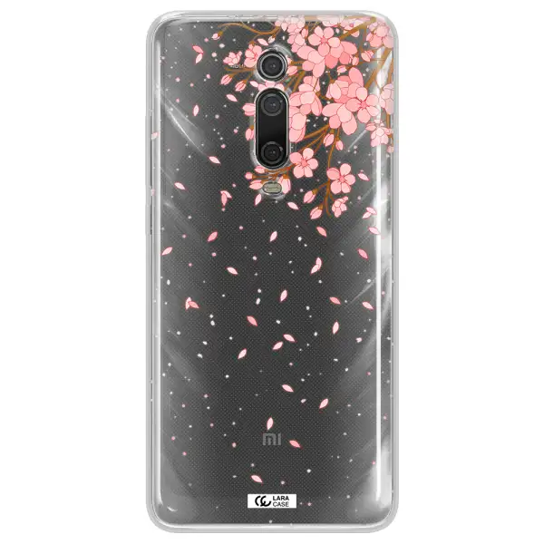 Sakura Fall Xiaomi Mi 9T Clear TPU Case