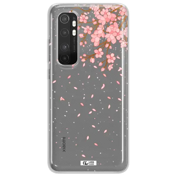 Sakura Fall Xiaomi Mi Note 10 Lite Clear TPU Case