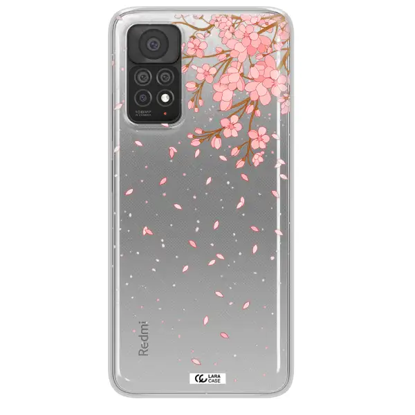 Sakura Fall Xiaomi Note 11 Pro Clear TPU Case