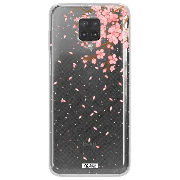 Sakura Fall Xiaomi Note 9 Pro Clear TPU Case