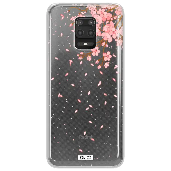 Sakura Fall Xiaomi Note 9S Clear TPU Case