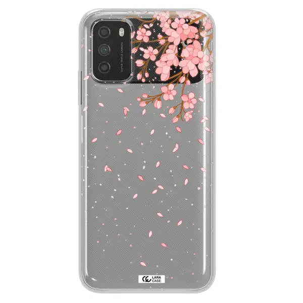 Sakura Fall Xiaomi Poco M3 Clear TPU Case