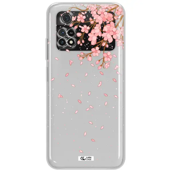 Sakura Fall Xiaomi Poco M4 Pro 4G Clear Tpu Case