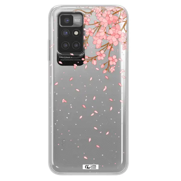 Sakura Fall Xiaomi Redmi 10 Clear TPU Case