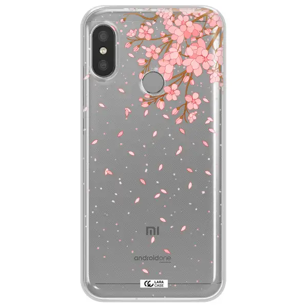 Sakura Fall Xiaomi Redmi 6 Pro Clear TPU Case