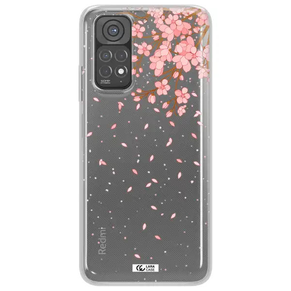 Sakura Fall Xiaomi Redmi Note 11 Clear TPU Case