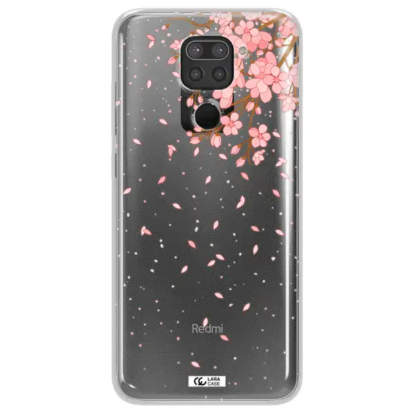 Sakura Fall Xiaomi Redmi Note 9 Clear TPU Case
