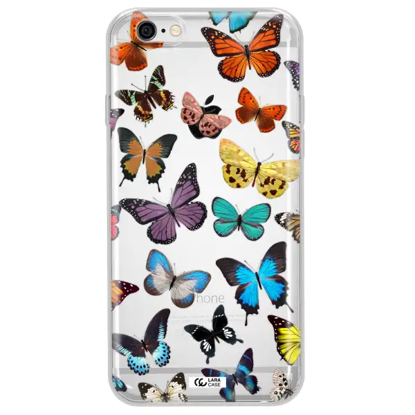 Colorful Butterflies Apple iPhone 6 Clear TPU Case