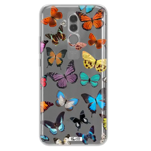 Colorful Butterflies Huawei Mate 20 Lite Clear TPU Case
