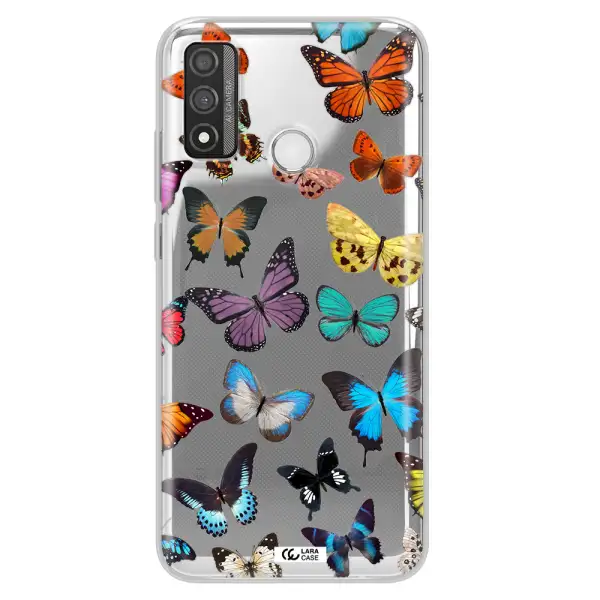 Colorful Butterflies Huawei P Smart 2020 Clear TPU Case