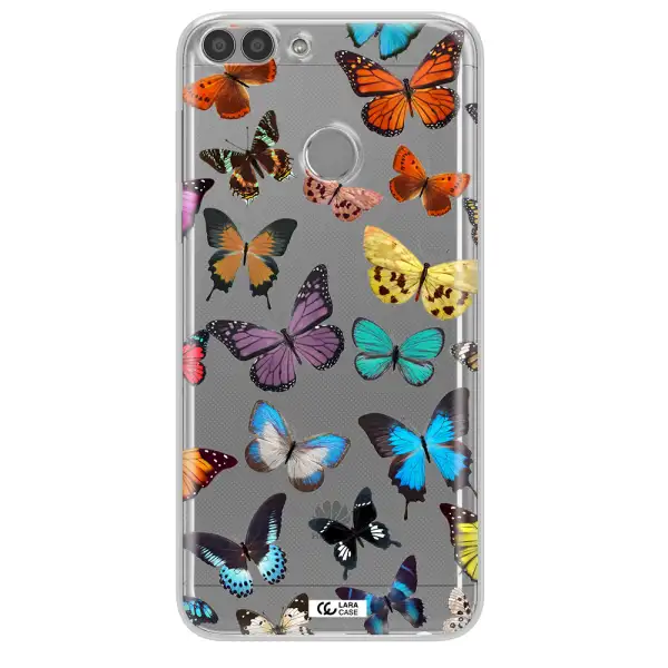 Colorful Butterflies Huawei P Smart Clear TPU Case