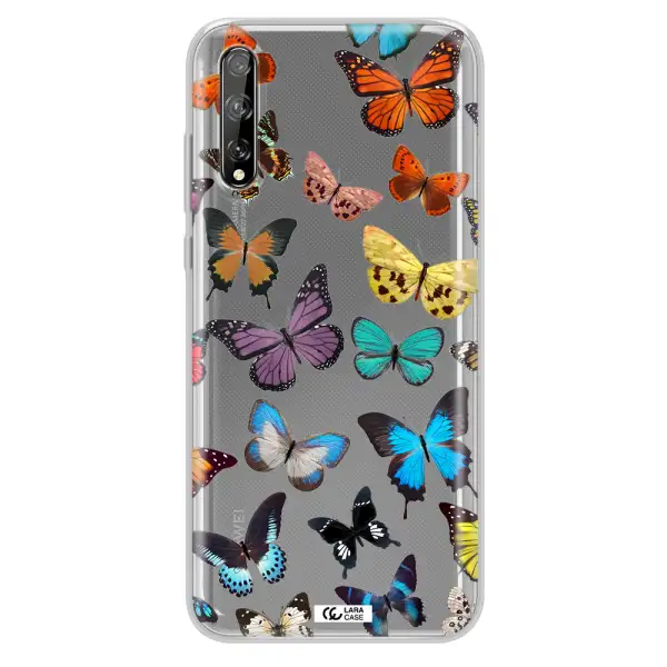 Colorful Butterflies Huawei P Smart S Clear TPU Case