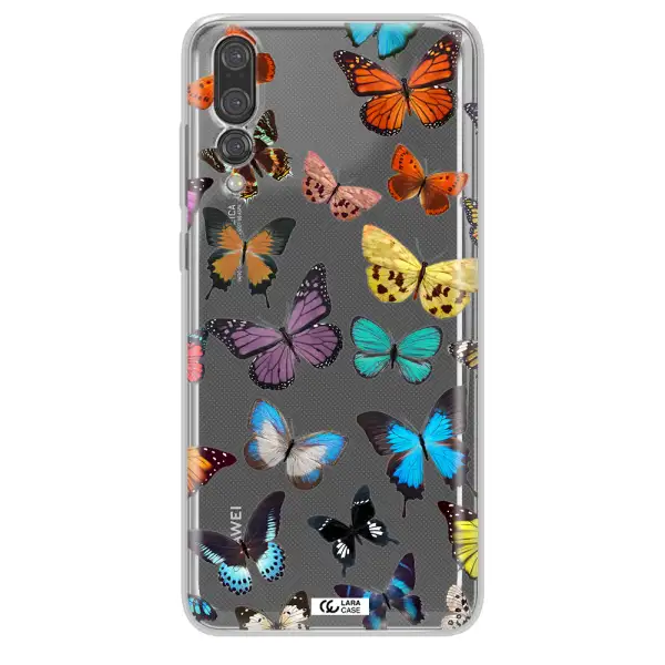 Colorful Butterflies Huawei P20 Pro Clear TPU Case