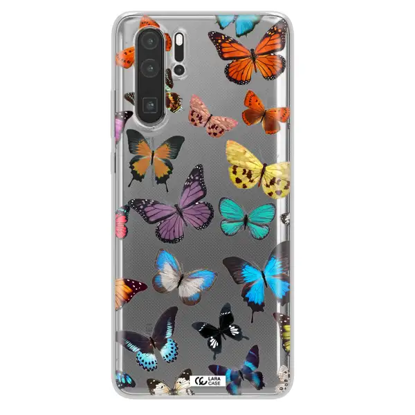 Colorful Butterflies Huawei P30 Pro Clear TPU Case