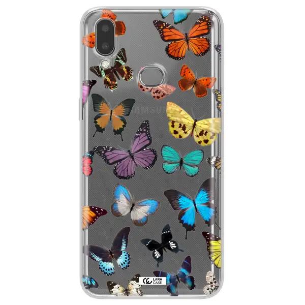 Colorful Butterflies Samsung A10S Clear TPU Case