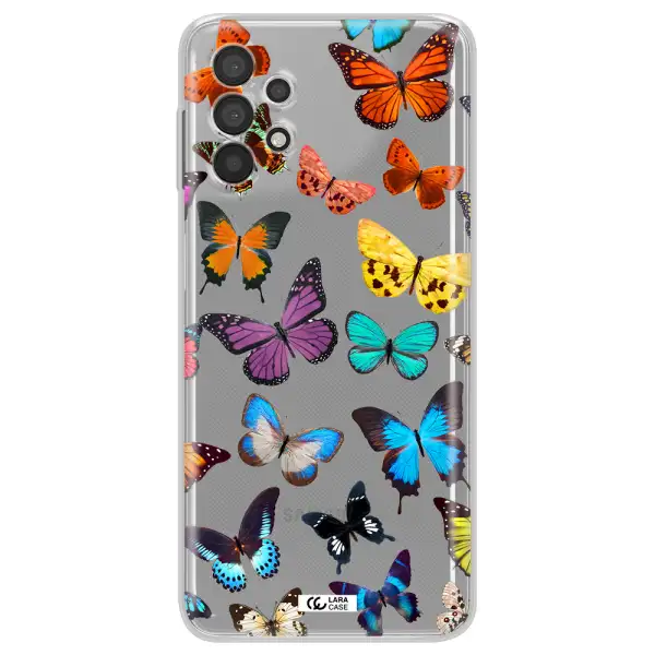 Colorful Butterflies Samsung A32 4G Clear Tpu Case