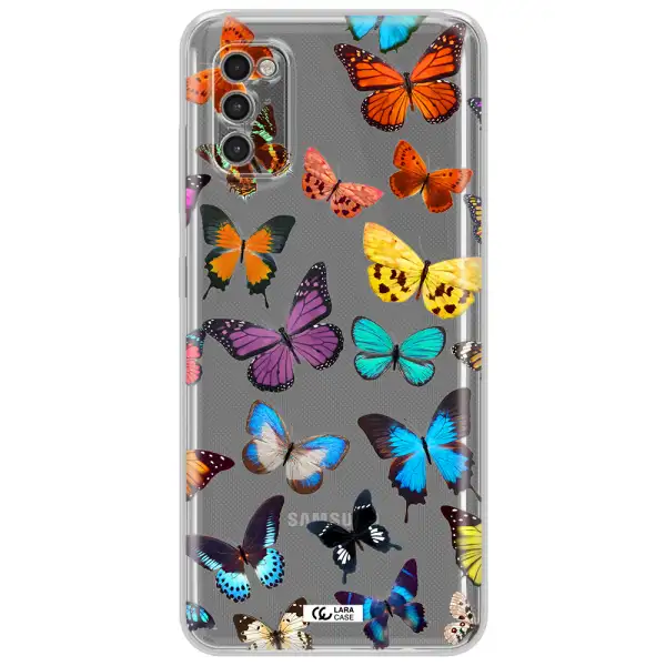 Colorful Butterflies Samsung A41 Clear Tpu Case