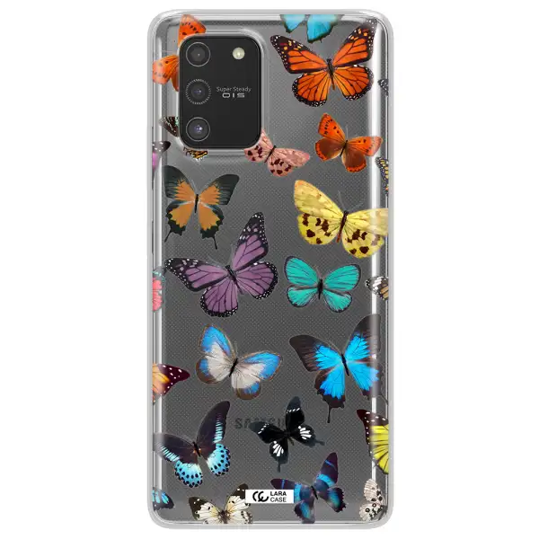 Colorful Butterflies Samsung S10 Lite Clear TPU Case