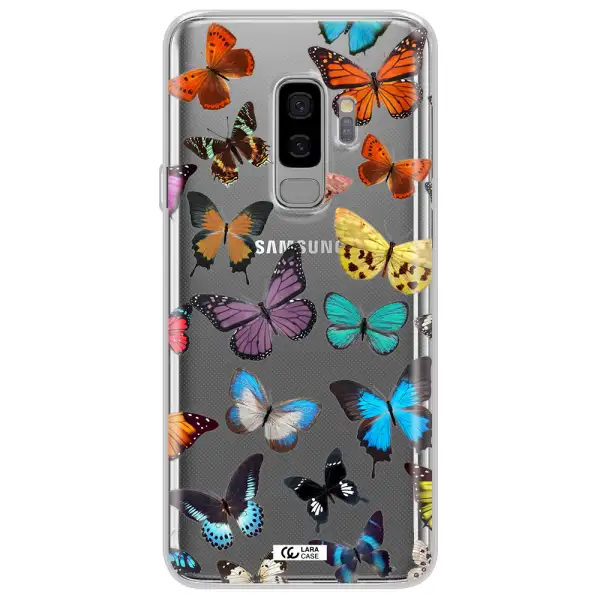 Colorful Butterflies Samsung S9 Plus Clear TPU Case