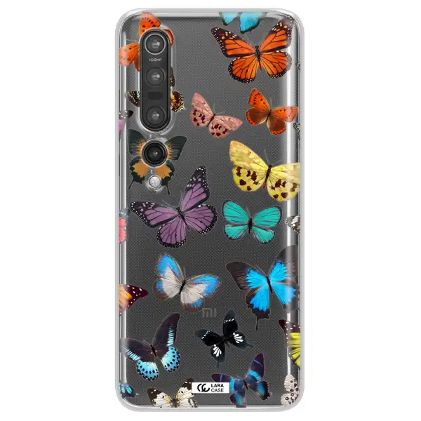 Colorful Butterflies Xiaomi Mi 10 Pro Clear TPU Case