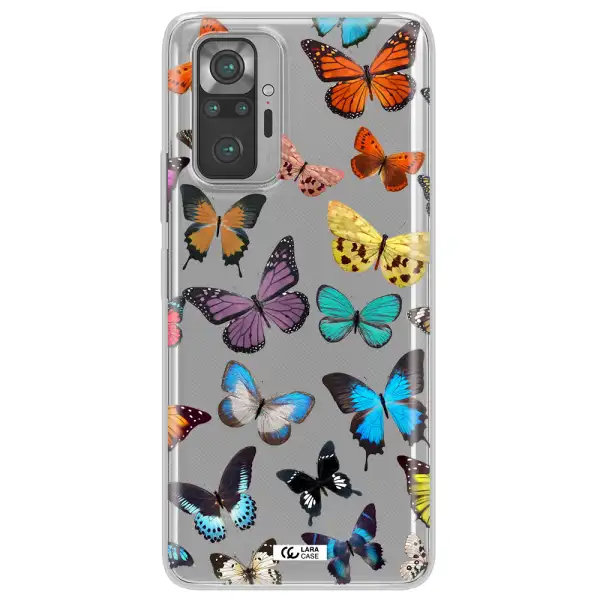 Colorful Butterflies Xiaomi Note 10 Pro Clear TPU Case