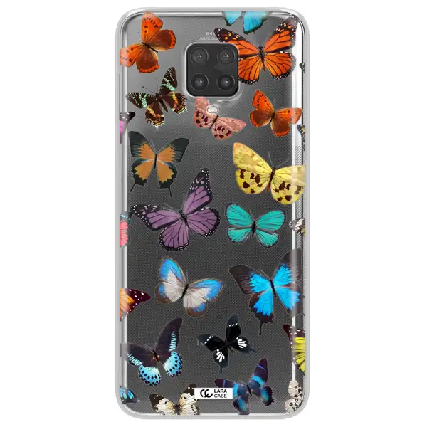 Colorful Butterflies Xiaomi Note 9 Pro Clear TPU Case