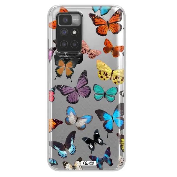 Colorful Butterflies Xiaomi Redmi 10 Clear TPU Case