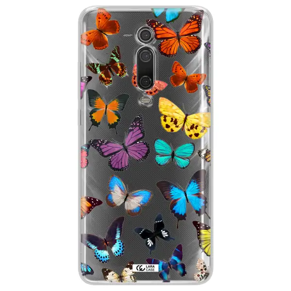 Colorful Butterflies Xiaomi Redmi K20 Clear Tpu Case