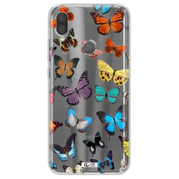 Colorful Butterflies Xiaomi Redmi Note 7 Clear TPU Case