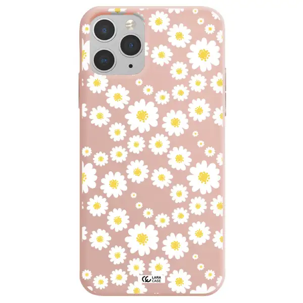 Papatia Pattern Apple iPhone 11 pro Silicone pastel pink Case