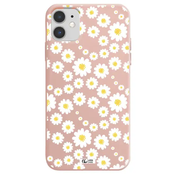Papatia Pattern Apple iPhone 11 Silicone pastel pink Case