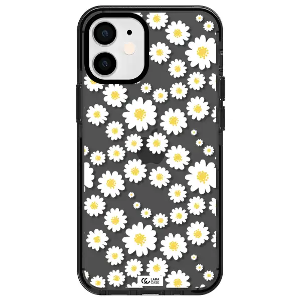 Papatia Pattern Apple iPhone 12 mini impact Smoke Black Case