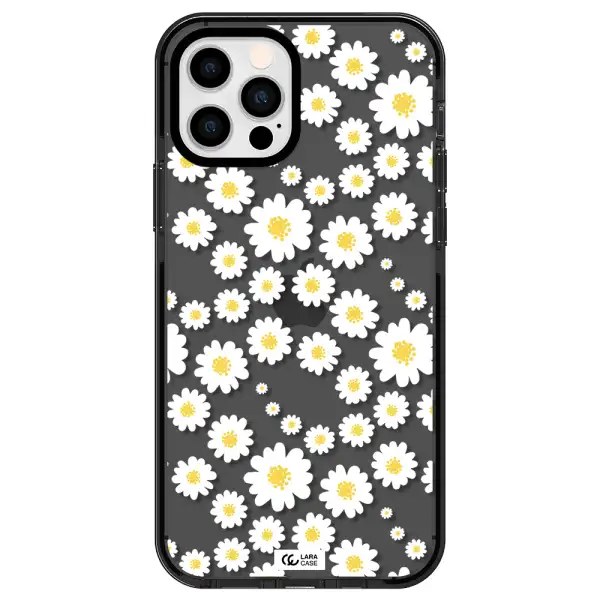 Papatia Pattern Apple iPhone 12 pro impact Smoke Black Case