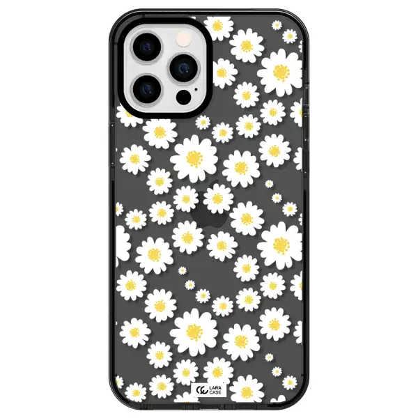 Papatia Pattern Apple iPhone 12 pro max impact Smoke Black Case