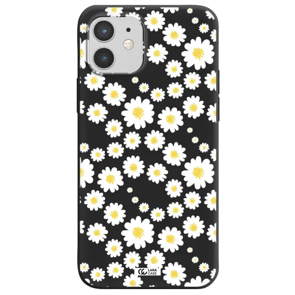 Papatia Pattern Apple iPhone 12 Silicone black Case