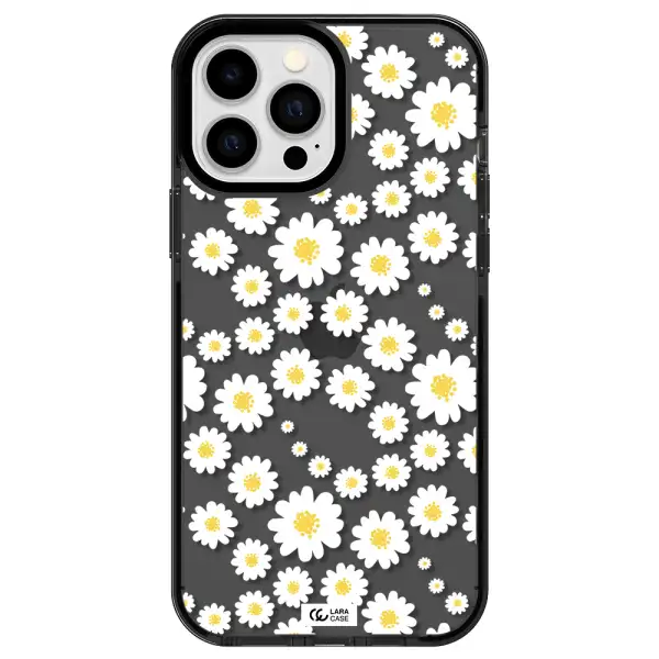 Papatia Pattern Apple iPhone 13 Pro Max impact Smoke Black Case