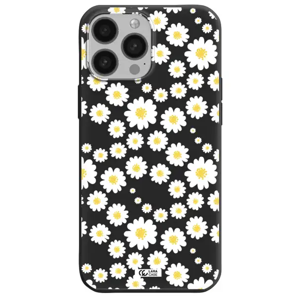 Papatia Pattern Apple iPhone 13 Pro Silicone black Case