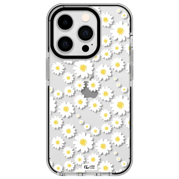 Papatia Pattern Apple iPhone 14 pro impact black border Case